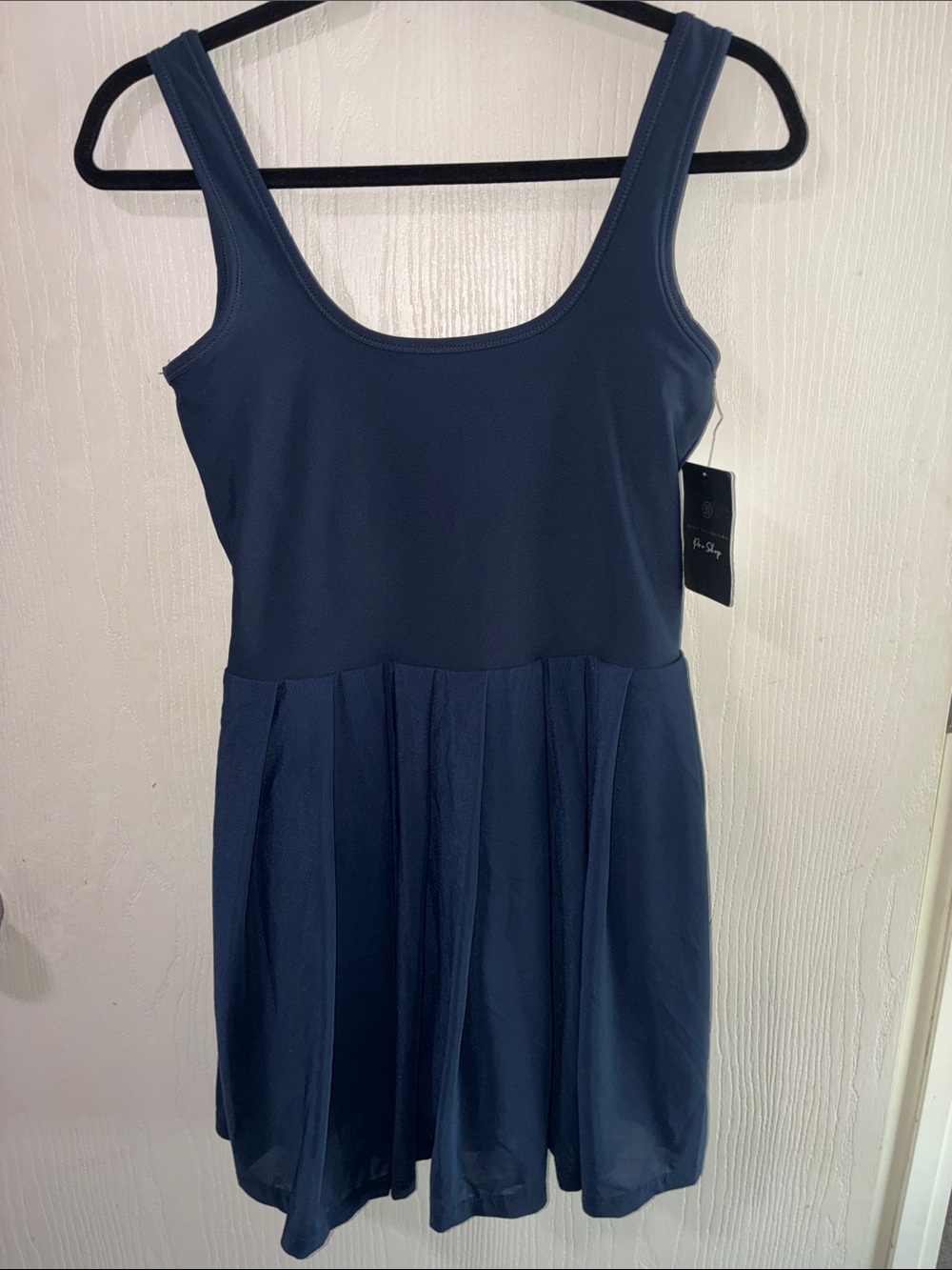 Classic Navy Scoop Athletic Mini Dress